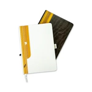 Arabic Bisht Style Notebooks — A5 Hard Cover with Elastic Band, Bookmark & Pen Holder